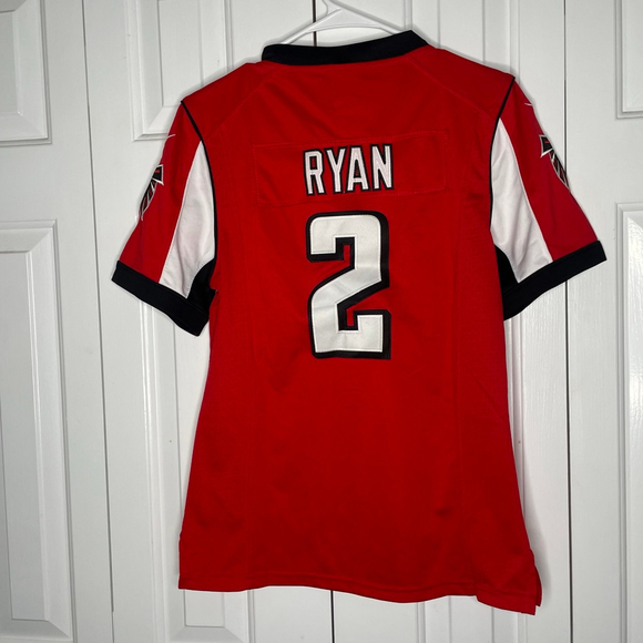 Nike NFL Atlanta Falcons Matt Ryan Super Bowl LI Jersey Women's Small Red - Picture 6 of 8